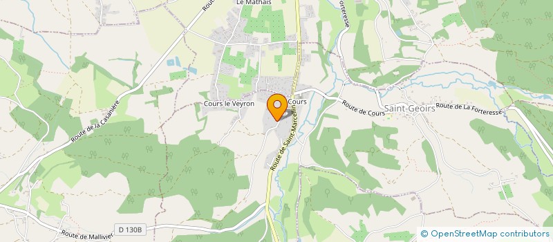 localisation de l'entreprise MADAME CECILE KESSLER  SAINT-GEOIRS