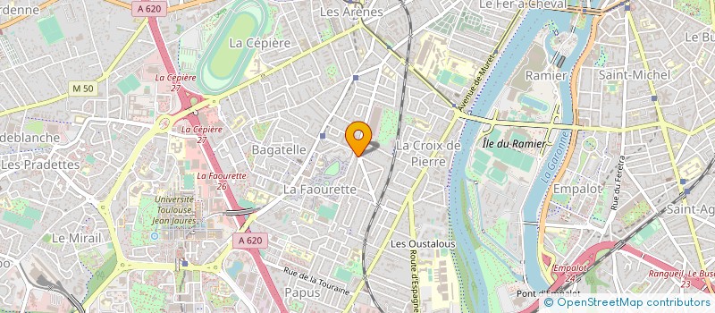localisation de l'entreprise MADAME CECILE KIEFER à TOULOUSE