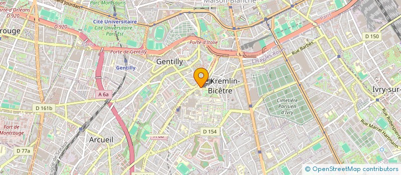 localisation de l'entreprise MADAME CECILE KNOSP à LE KREMLIN-BICETRE