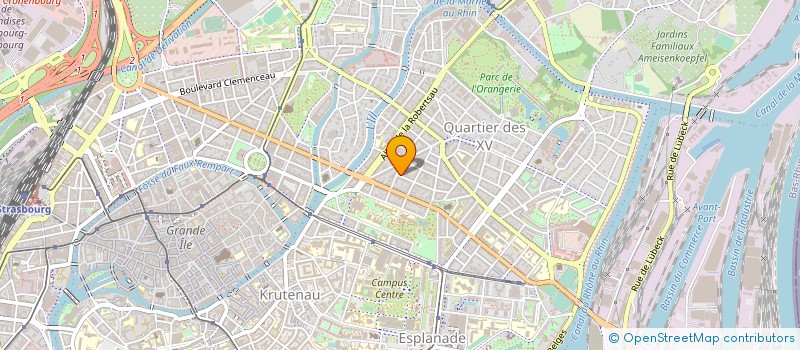 localisation de l'entreprise MADAME CECILE KOHTZ à STRASBOURG