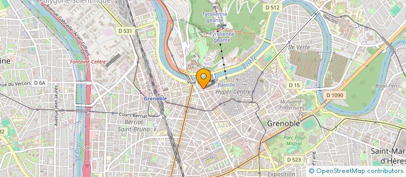 localisation de l'entreprise MADAME CECILE KOVARIK à GRENOBLE