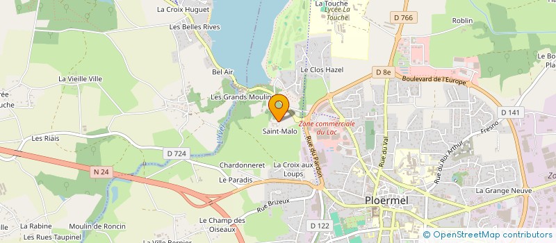 localisation de l'entreprise MADAME CECILE LACHAUME à PLOERMEL
