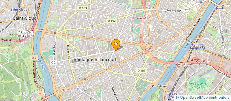 localisation de l'entreprise MADAME CECILE LACHEVRE à BOULOGNE BILLANCOURT