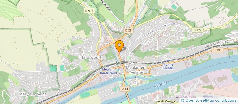 localisation de l'entreprise MADAME CECILE LADJYN  MEULAN-EN-YVELINES