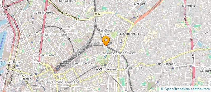 localisation de l'entreprise MADAME CECILE LAFAYE DE MICHEAUX  MARSEILLE