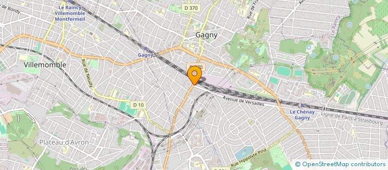 localisation de l'entreprise MADAME CECILE LAFFONTA  GAGNY