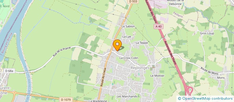 localisation de l'entreprise MADAME CECILE LAGARDE à REPLONGES