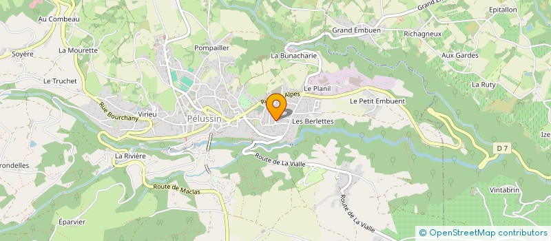 localisation de l'entreprise MADAME CECILE LAGRANGE à PELUSSIN