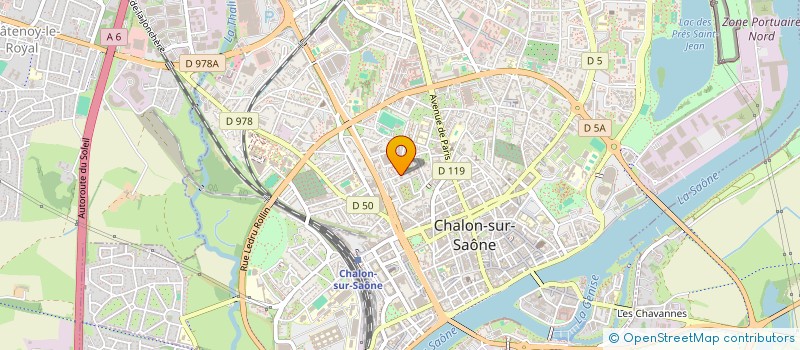 localisation de l'entreprise MADAME CECILE LAMALLE  CHALON-SUR-SAONE