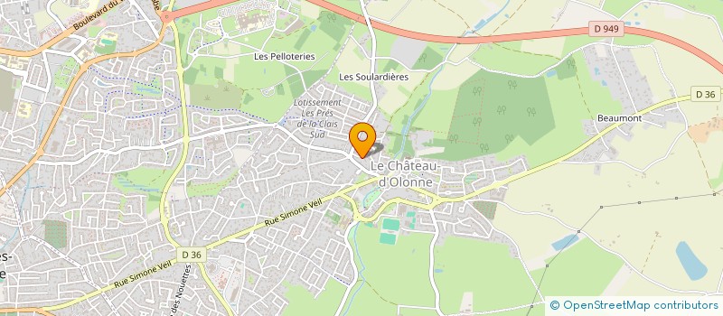 localisation de l'entreprise MADAME CECILE LAMMER à LES SABLES D'OLONNE