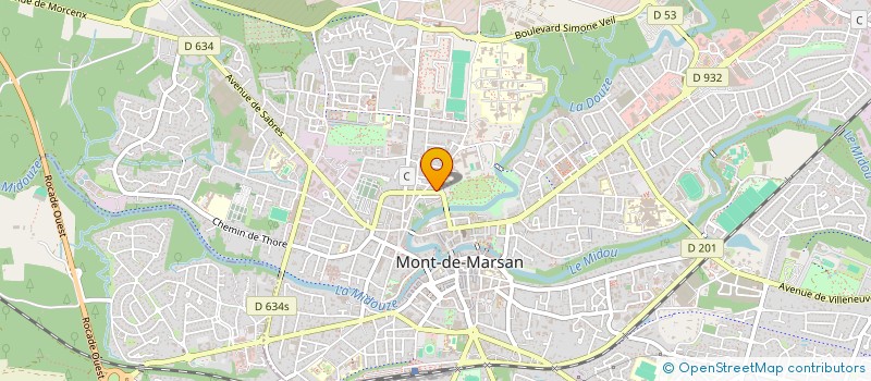 localisation de l'entreprise MADAME CECILE LAMOTHE  GRENADE-SUR-L'ADOUR