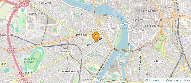 localisation de l'entreprise MADAME CECILE LAMY à TOULOUSE