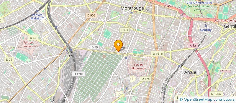 localisation de l'entreprise MADAME CECILE LANCELOT-MAUDUIT à MONTROUGE