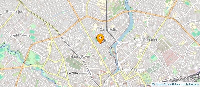 localisation de l'entreprise MADAME CECILE LANGROMME  NANTES