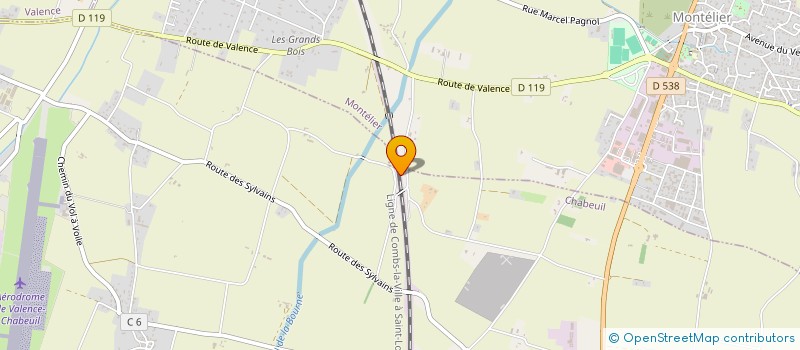 localisation de l'entreprise MADAME CECILE LANTHEAUME  MONTELIER