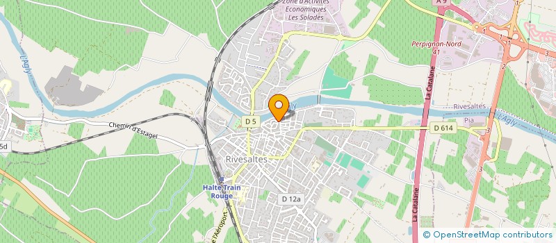 localisation de l'entreprise MADAME CECILE LAPORTE  THUIR