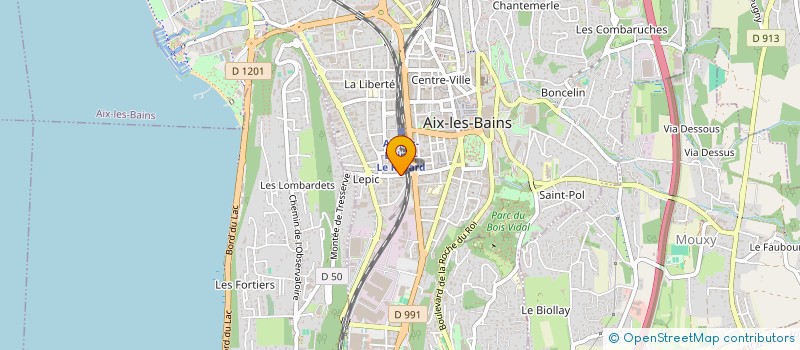localisation de l'entreprise MADAME CECILE LAPOSTAT à AIX-LES-BAINS