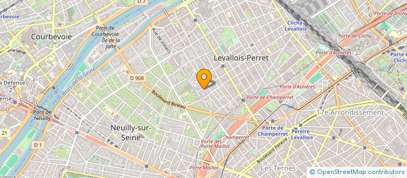 localisation de l'entreprise MADAME CECILE LARSEN à LEVALLOIS-PERRET