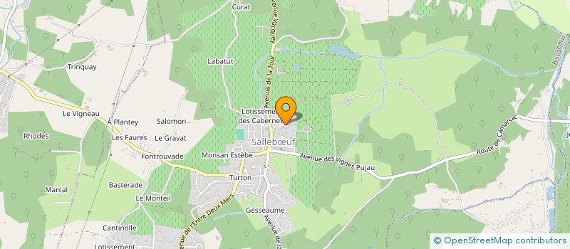 localisation de l'entreprise MADAME CECILE LATOUR  CENAC