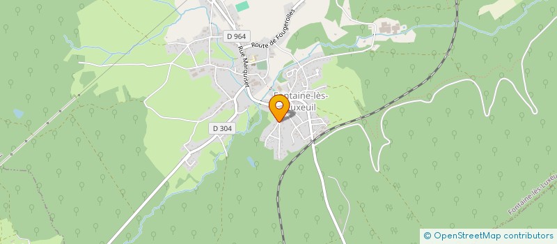 localisation de l'entreprise MADAME CECILE LAURENT  FONTAINE-LES-LUXEUIL