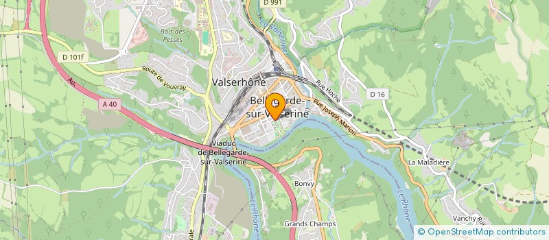 localisation de l'entreprise MADAME CECILE LAURENT à VALSERHONE