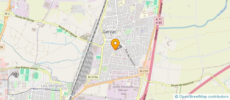 localisation de l'entreprise MADAME CECILE LAURENT à GERZAT