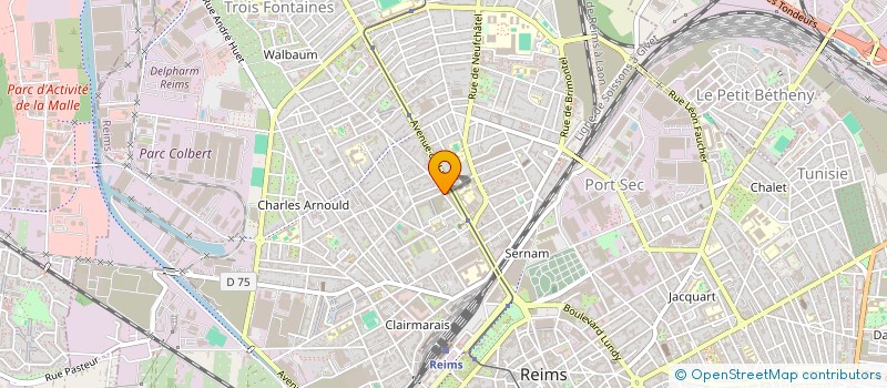 localisation de l'entreprise MADAME CECILE LAURENT à REIMS
