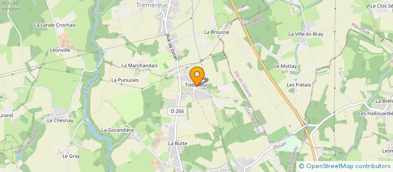 localisation de l'entreprise MADAME CECILE LAURENT à PLESLIN-TRIGAVOU
