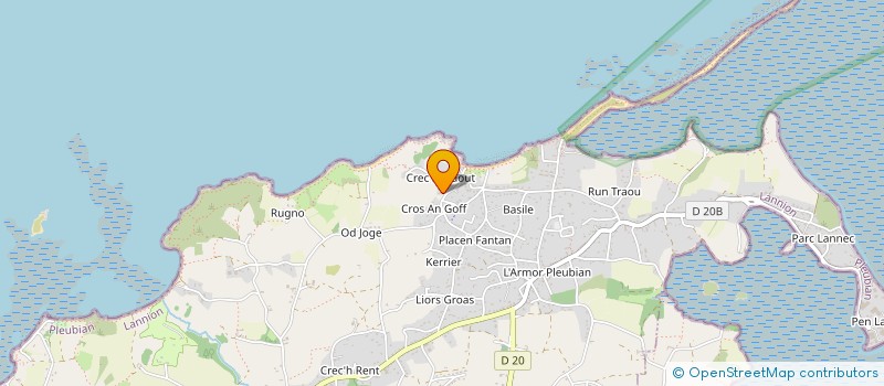 localisation de l'entreprise MADAME CECILE LE BELLEC  PLEUBIAN