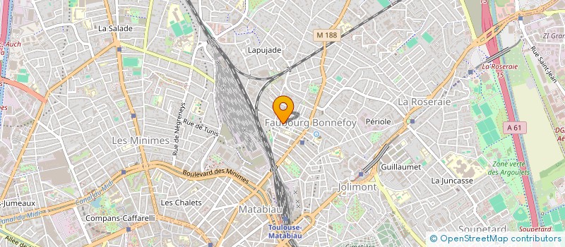 localisation de l'entreprise MADAME CECILE LE BLANC à TOULOUSE