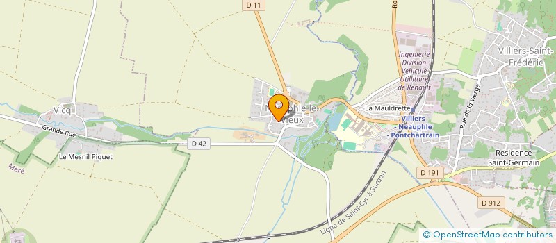 localisation de l'entreprise MADAME CECILE LE BRAS  NEAUPHLE-LE-VIEUX