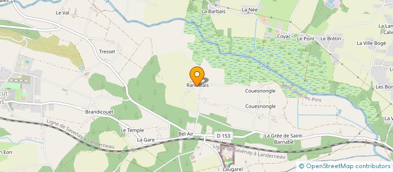 localisation de l'entreprise MADAME CECILE LE CALLONEC  SAINT-JACUT-LES-PINS