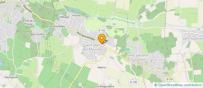 localisation de l'entreprise MADAME CECILE LE CORRE à LES GARENNES SUR LOIRE