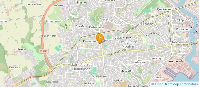 localisation de l'entreprise MADAME CECILE LE DOARE à BREST