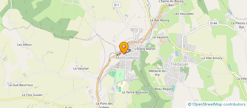 localisation de l'entreprise MADAME CECILE LE GUEN à MONCONTOUR