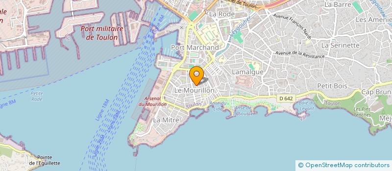 localisation de l'entreprise MADAME CECILE LE MERCIER  TOULON