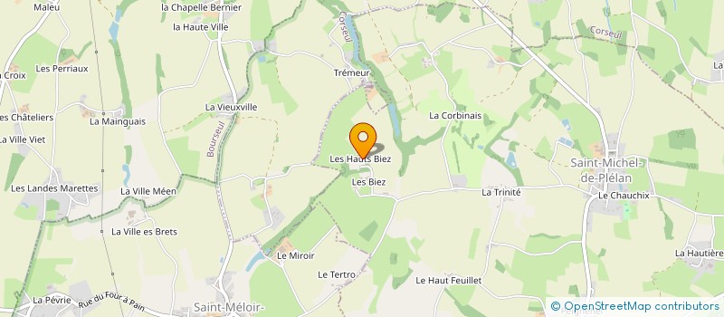 localisation de l'entreprise MADAME CECILE LE REGENT  SAINT-MICHEL-DE-PLELAN