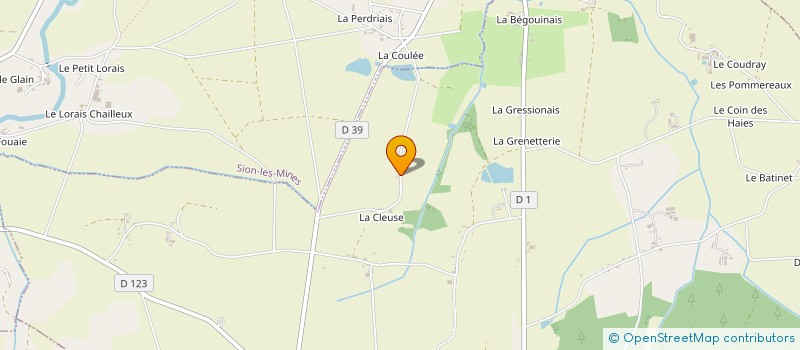 localisation de l'entreprise MADAME CECILE LECHAT à LUSANGER