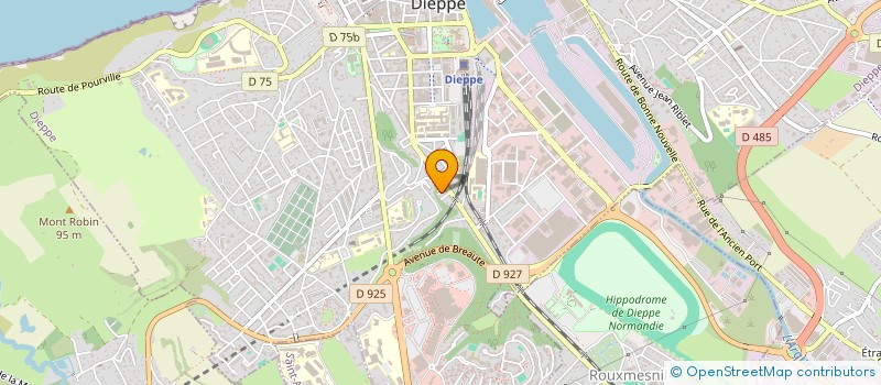 localisation de l'entreprise MADAME CECILE LECLERC à DIEPPE