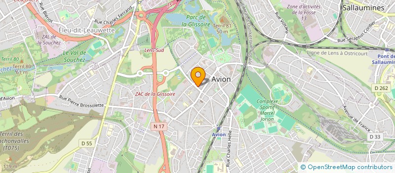 localisation de l'entreprise MADAME CECILE LECOCQ  AVION