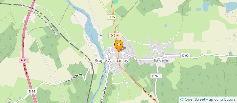 localisation de l'entreprise MADAME CECILE LECOINTE  SAINT-AMAND-MONTROND