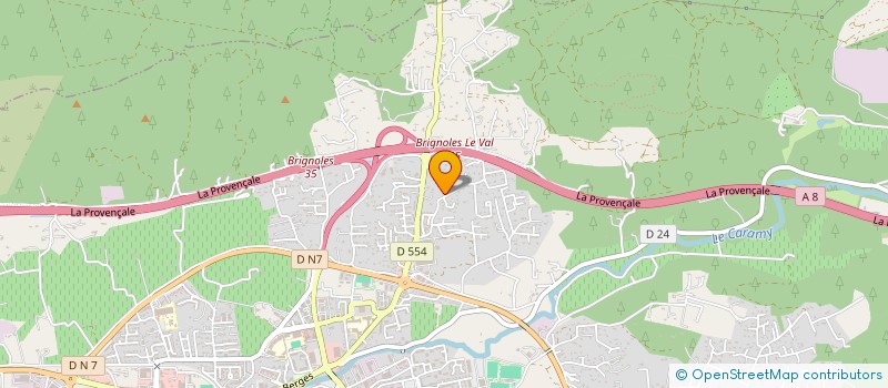 localisation de l'entreprise MADAME CECILE LECOQ à BRIGNOLES