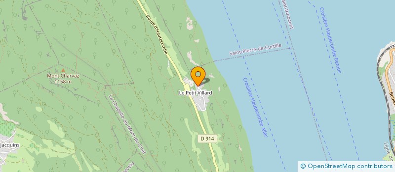 localisation de l'entreprise MADAME CECILE LECOT  LA CHAPELLE-DU-MONT-DU-CHAT