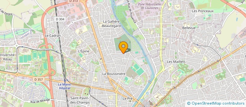 localisation de l'entreprise MADAME CECILE LEDEUX à LE MANS