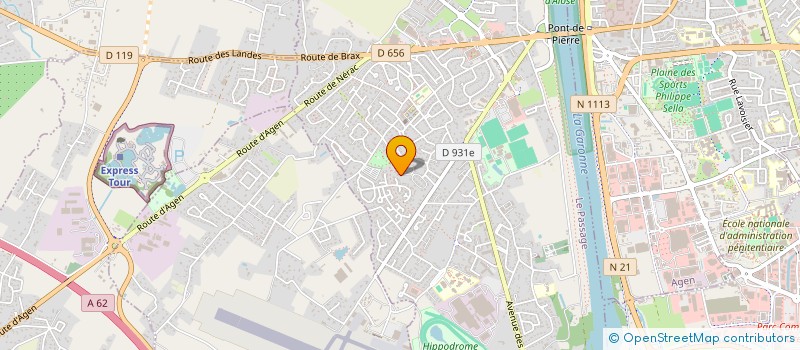 localisation de l'entreprise MADAME CECILE LEFEVE  LE PASSAGE