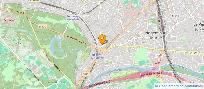 localisation de l'entreprise MADAME CECILE LEFOLL à NOGENT-SUR-MARNE