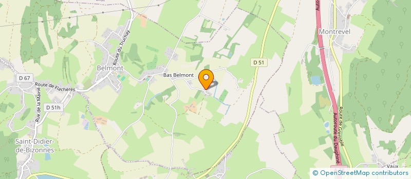 localisation de l'entreprise MADAME CECILE LEGLISE  BELMONT