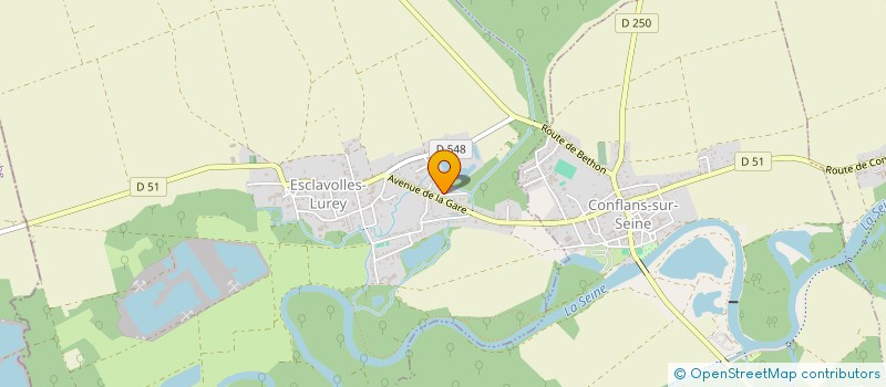 localisation de l'entreprise MADAME CECILE LEGRAS DE VAUBERCEY  MONTGENOST