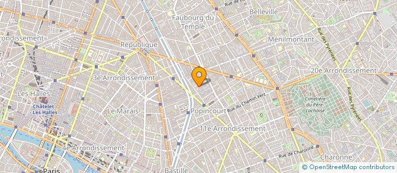 localisation de l'entreprise MADAME CECILE LEGROS  PARIS