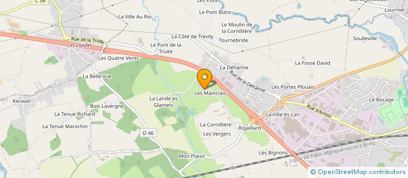 localisation de l'entreprise MADAME CECILE LEMEE  LAMBALLE-ARMOR